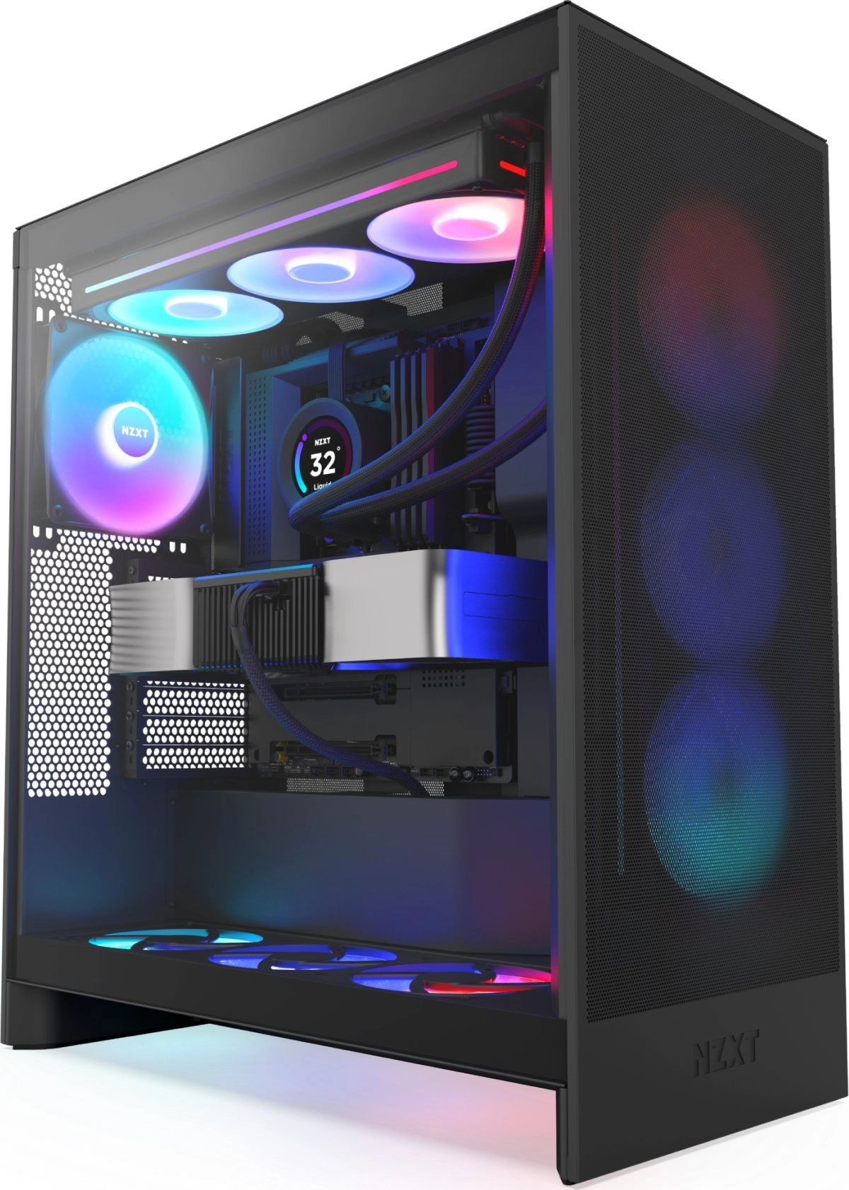 NZXT H7 FLOW RGB ALL Black