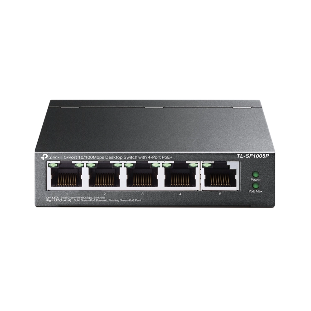 TP-Link 5-Port 10/100Mbps Desktop PoE Switch