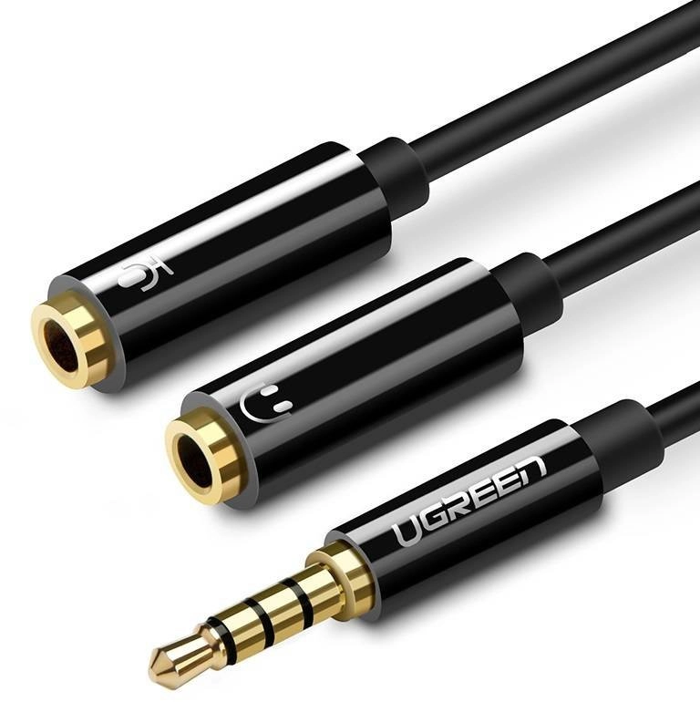 Ugreen cable cable headphone splitter mini