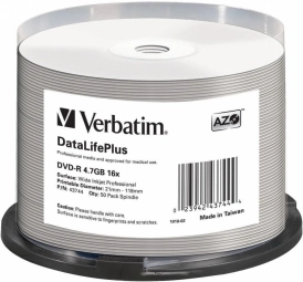 Matricas DVD-R AZO Verbatim 4.7GB